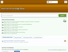 Tablet Screenshot of komires.net